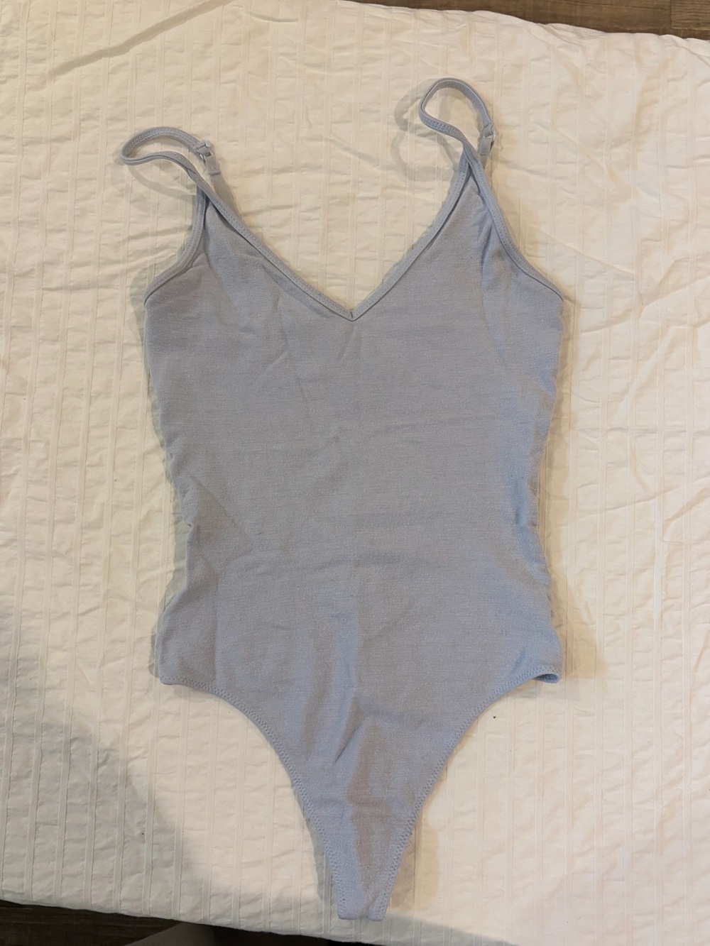 aritzia baby blue bodysuit